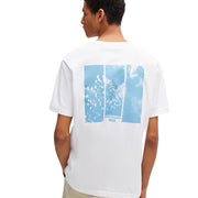 BOSS Te-Coral Reflective Artwork White T-Shirt