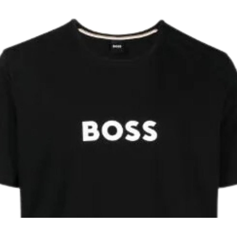 BOSS Printed Logo Black T-Shirt