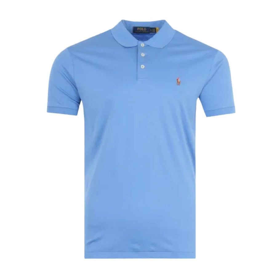 Ralph Lauren Sky Blue Logo Jersey Polo Shirt