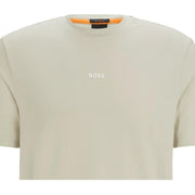 BOSS Logo Print TChup Beige T-Shirt