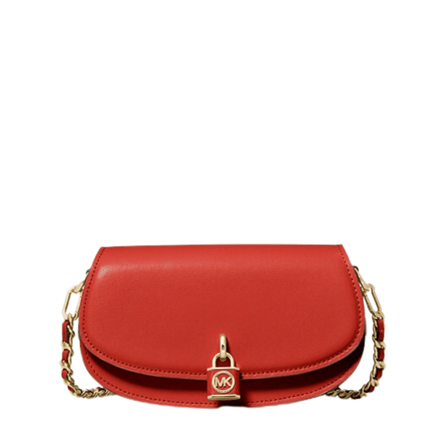 Michael Kors Terracotta Mila Small Chain Sling Crossbody Bag