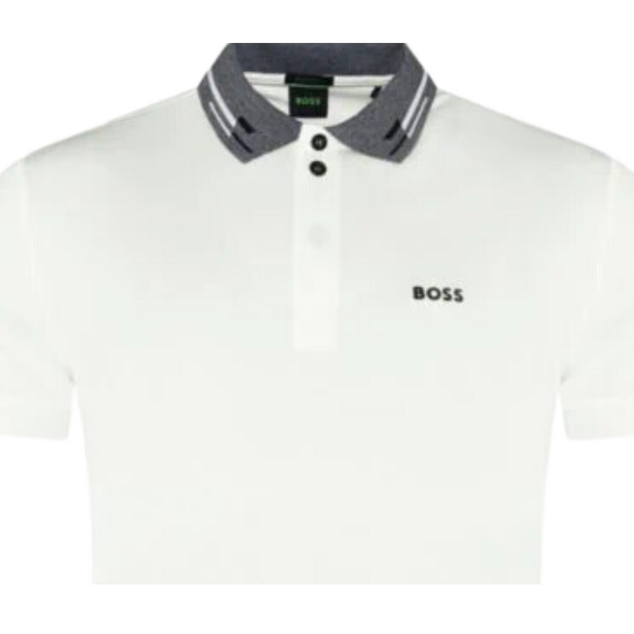 BOSS White Paddy Polo