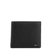 BOSS Signature Stripe Ray Coin Pocket Black Billfold Wallet
