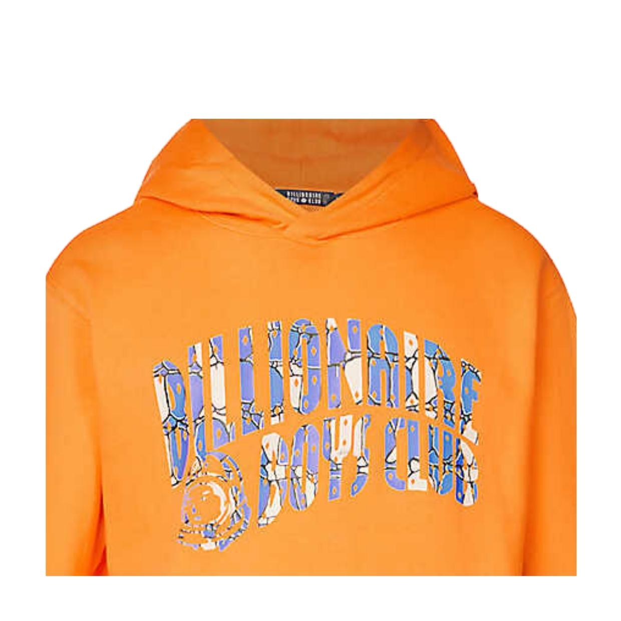 Billionaire Boys Club Gator Camo Arch Logo Orange Hoodie