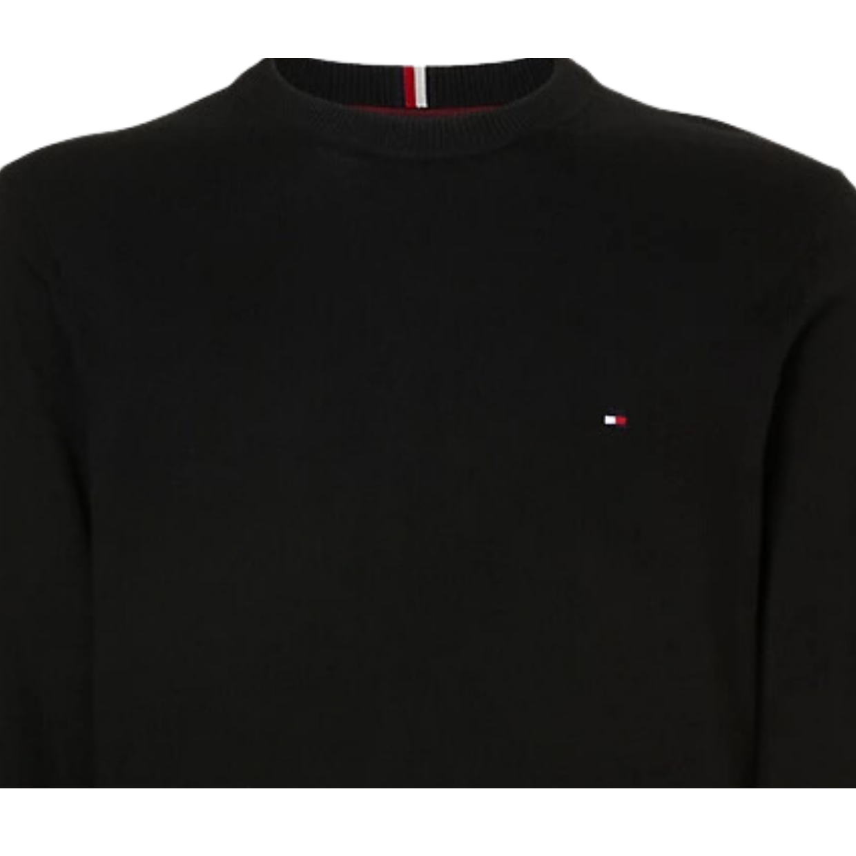 Tommy Hilfiger Black Crew Neck Sweater