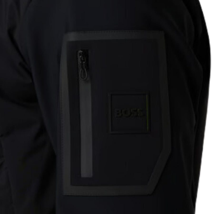 BOSS Logo Patch J-Otitanium Black Jacket