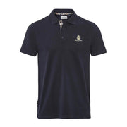 Aquascutum Active Small Logo Piquet Navy Polo Shirt