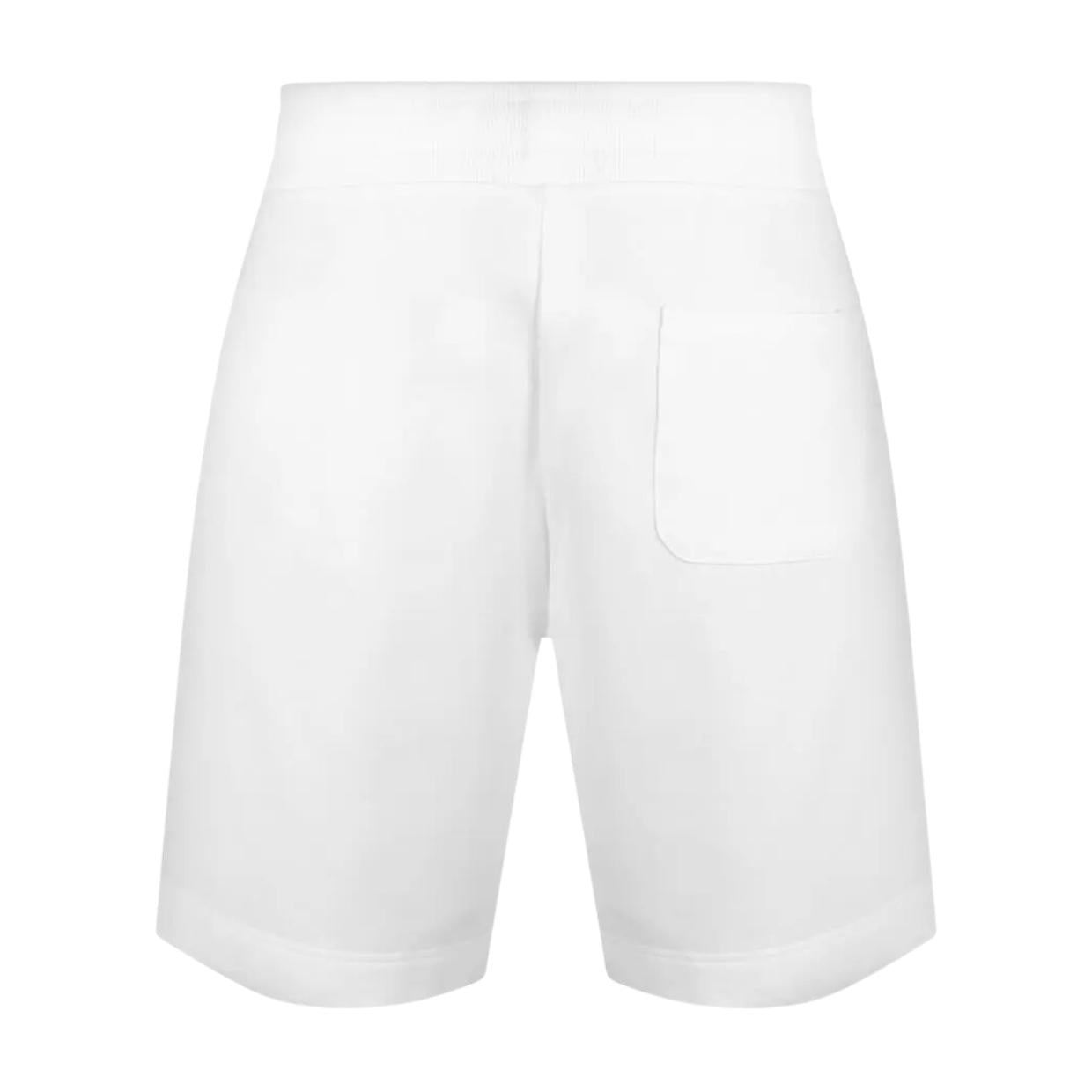 Moschino Underwear Logo Tape White Sweat Shorts