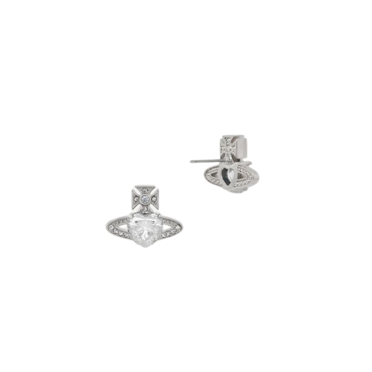 Diamond vivienne westwood earrings on sale