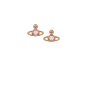 Vivienne Westwood Nano Solitaire Pink Gold Earrings