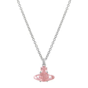 Vivienne Westwood Platinum/Pink Tammy Pendent
