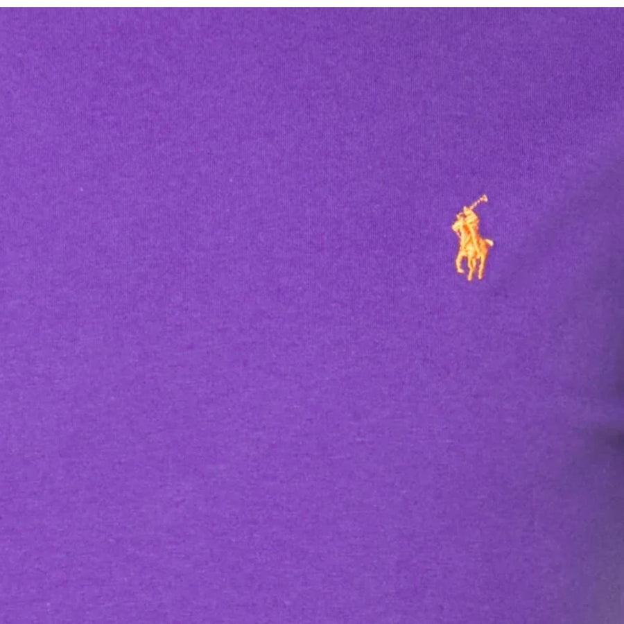 Ralph Lauren Logo Purple Classic T-Shirt