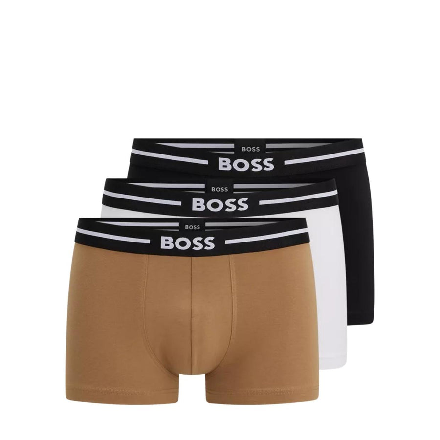 BOSS Three Pack Logo Waistband Boxer Brief