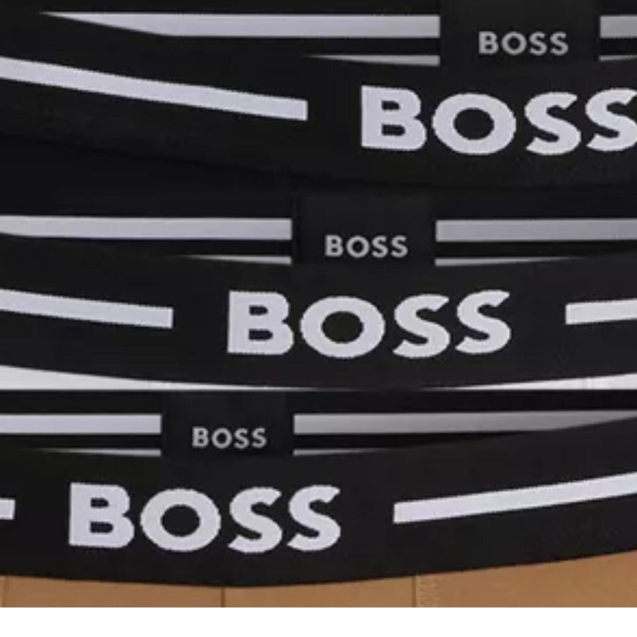 BOSS Three Pack Logo Waistband Boxer Brief