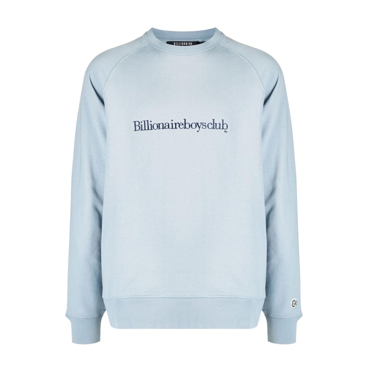 Light blue designer sweatshirt top