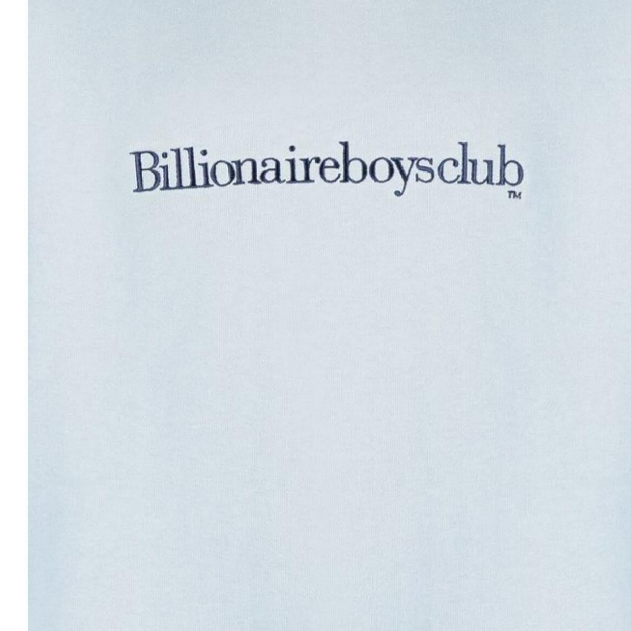 Billionaire Boys Club Serif Embroidered Logo Sky Blue Sweatshirt