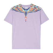 Marcelo Burlon Kids Pointillism Wings Lilac-Shirts