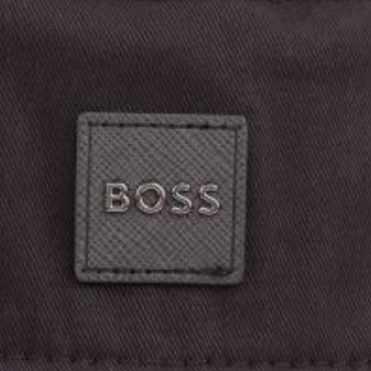 BOSS Logo Badge Black Bucket Hat