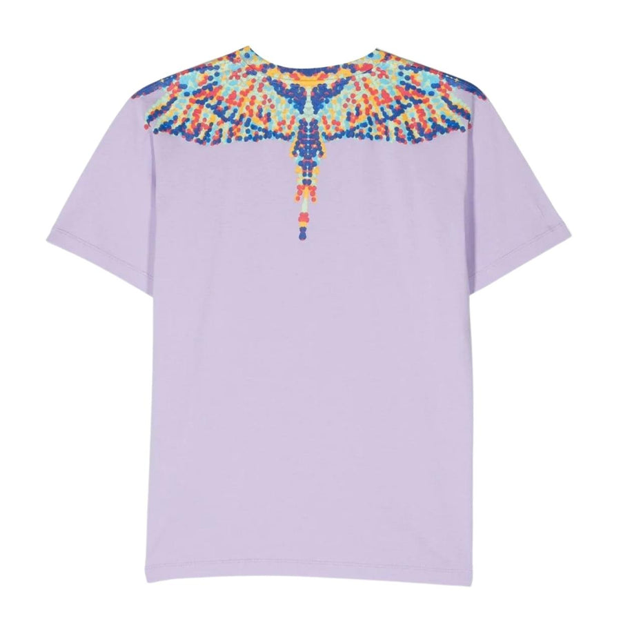 Marcelo Burlon Kids Pointillism Wings Lilac-Shirts