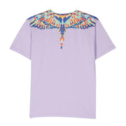 Marcelo Burlon Kids Pointillism Wings Lilac-Shirts