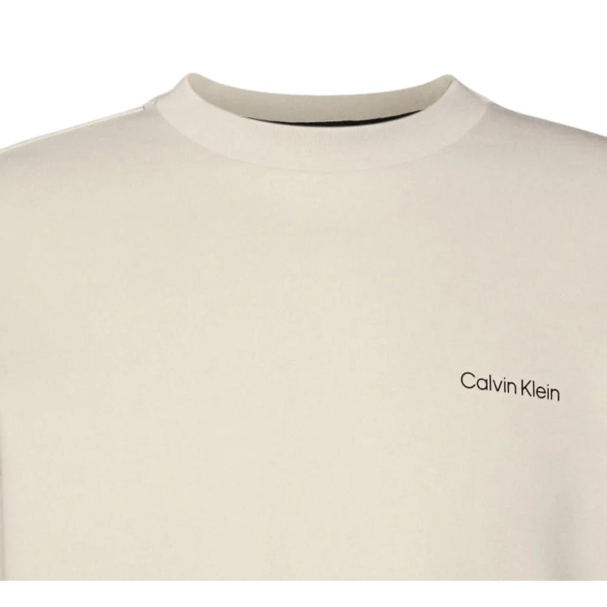 Calvin Klein Micro Logo Beige Sweatshirt