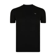 Emporio Armani Bodywear Eagle Logo Crew Neck Black T-Shirt