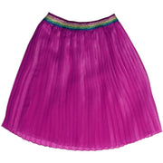 Gucci Kids Pink Pleated Frill Skirt