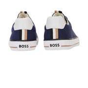 BOSS Navy Aiden Classic Trainers