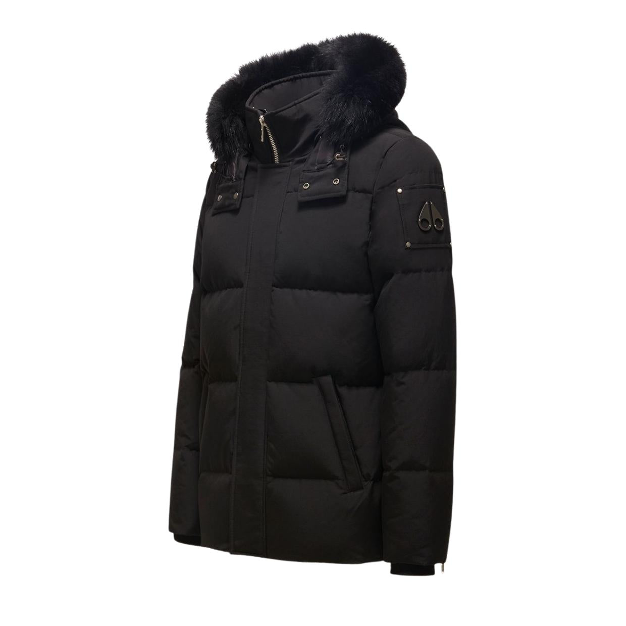 Moose knuckle black sales coat