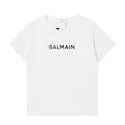 Balmain Baby Printed Logo White T-Shirt