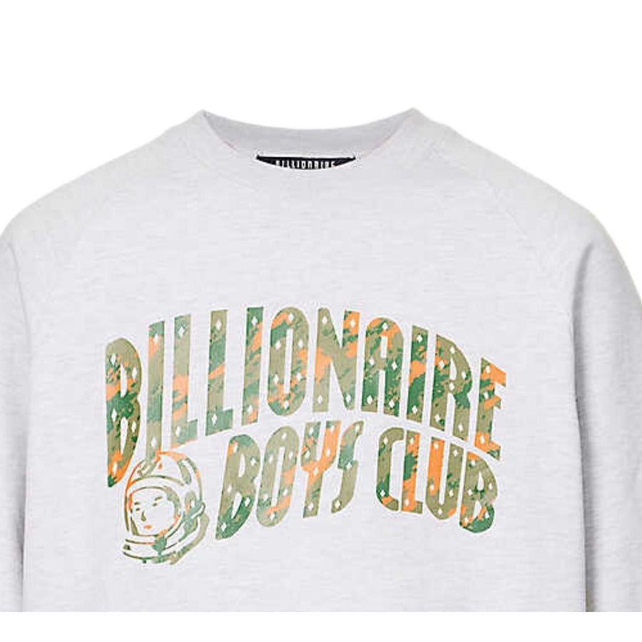 Billionaire Boys Club Camo Arch Logo Heather Ash Sweatshirt