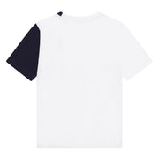 BOSS Kids Two-Tone Print Logo T-Shirt