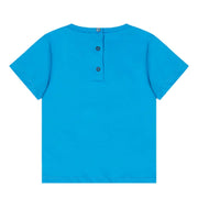 Balmain Baby Printed Logo Blue T-Shirt