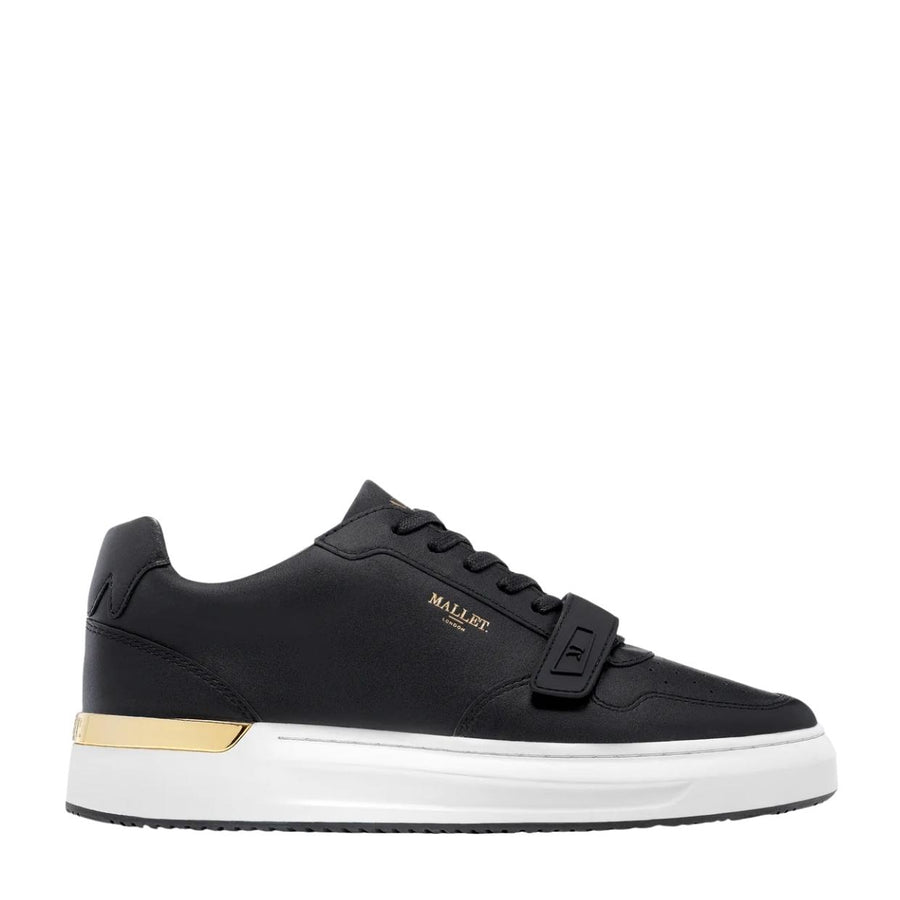 Mallet London Hoxton Wing Black Trainers