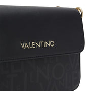 Valentino Bags Burritos Logo Black Crossbody Bag