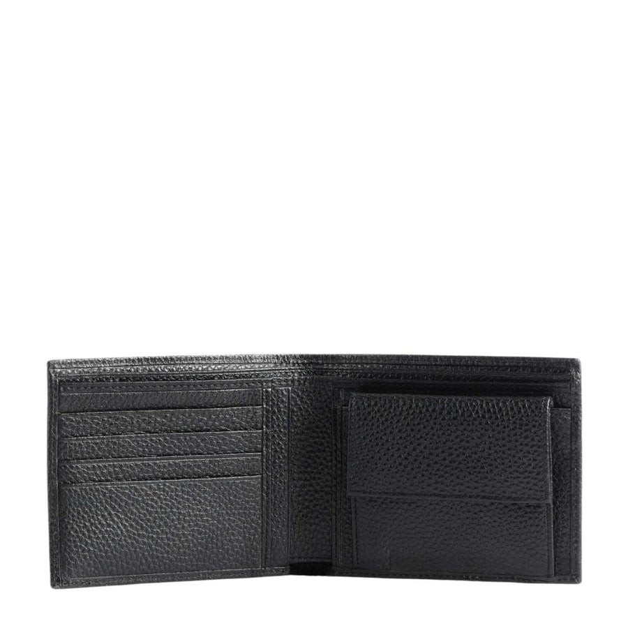 Versace Jeans Couture Black Logo Coin Billford Wallet