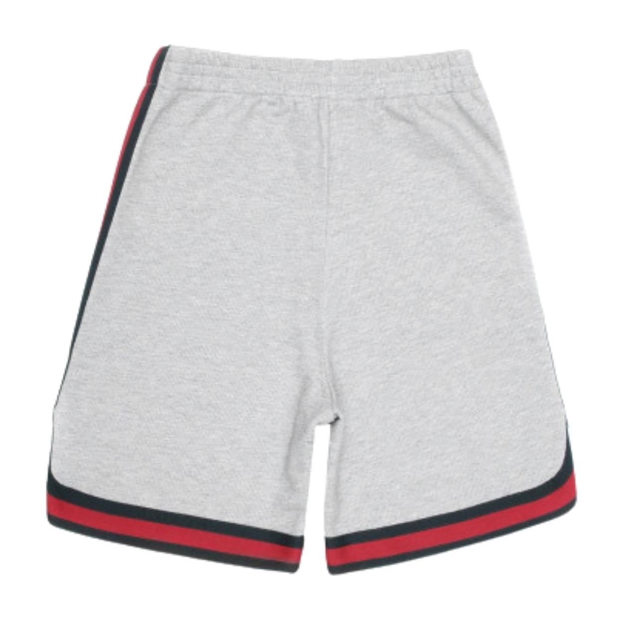 Gucci Kids Grey Web Trim Sweat Shorts