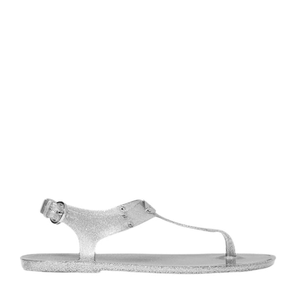 Silver sandals michael kors deals