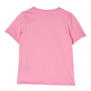 Balmain Kids Iridescent Logo Pink T-Shirt