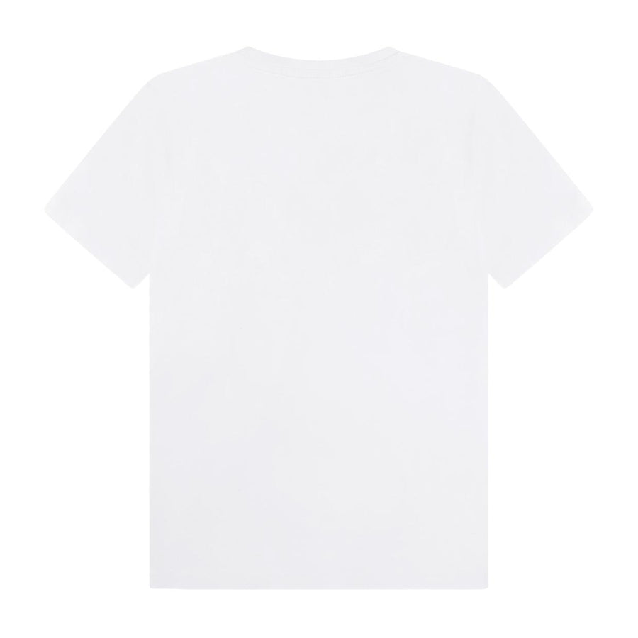 BOSS Kids White Graphic Print Logo T-Shirt