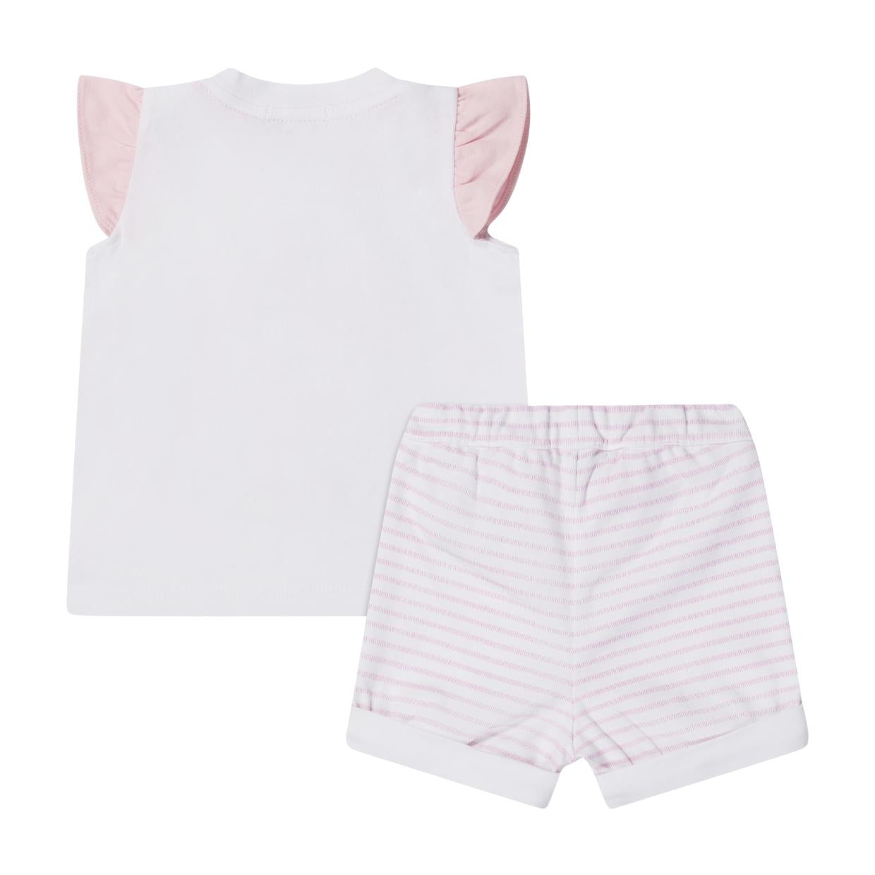 BOSS Baby White T-Shirt & Short Set