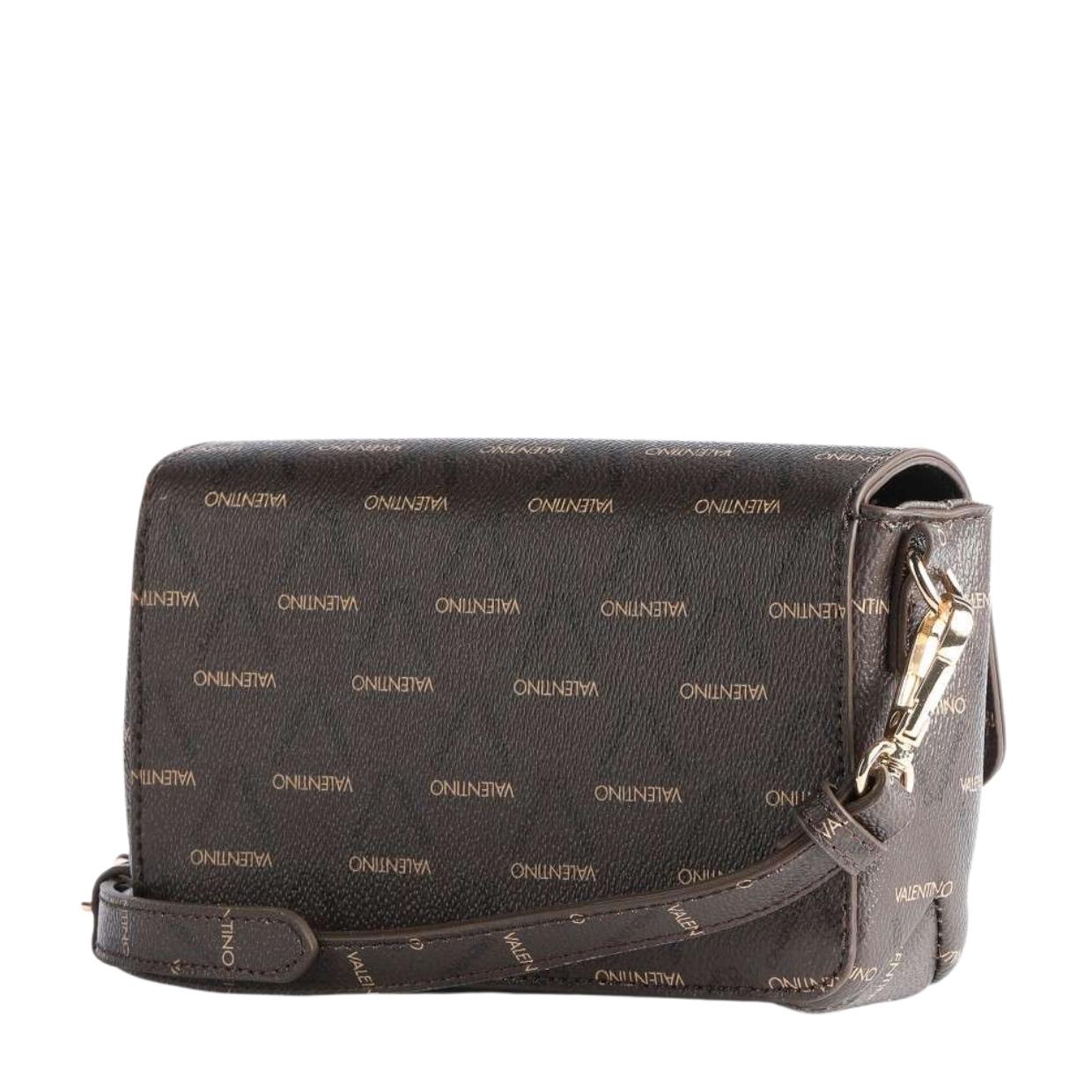 Valentino Bags Champagne All Over Brown Shoulder Bag Retro