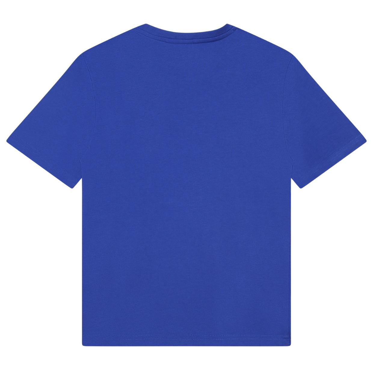 BOSS Kids Large Logo Royal Blue T-Shirt