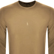 Ralph Lauren Khaki Logo Sweatshirt