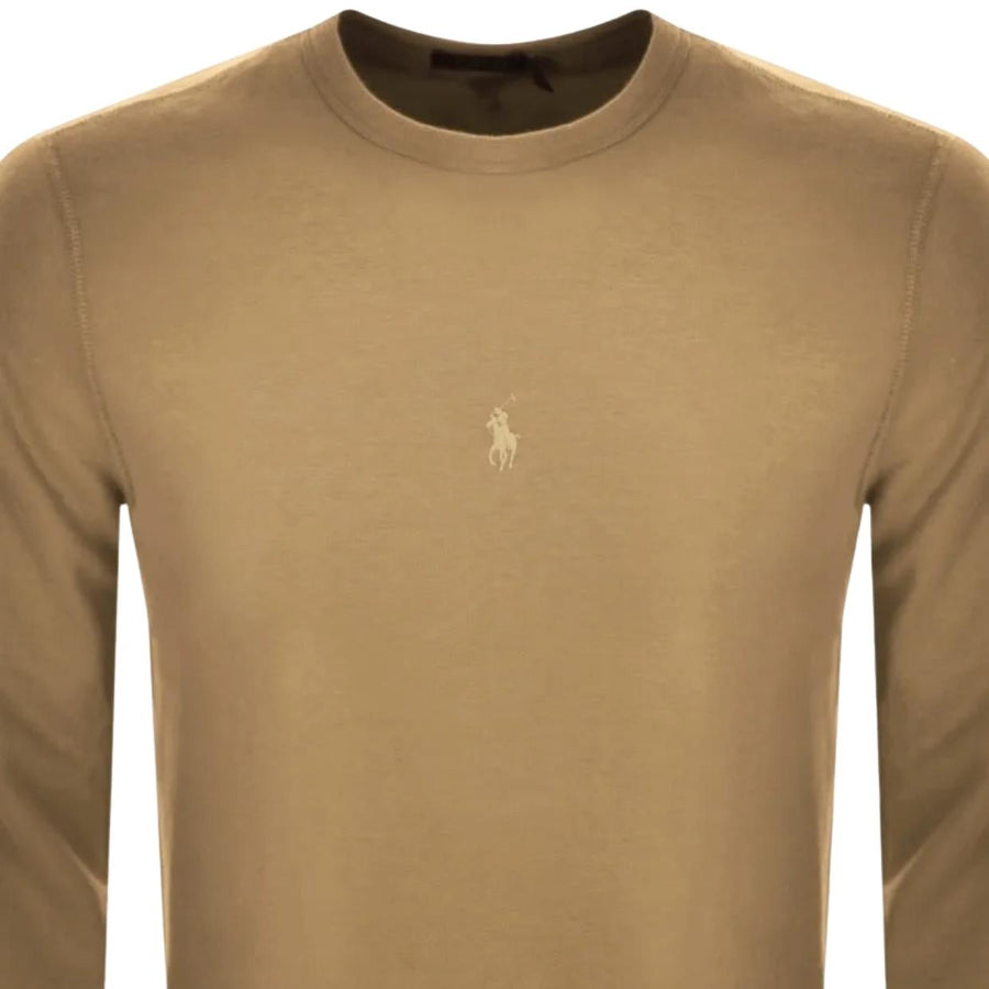 Ralph Lauren Khaki Logo Sweatshirt