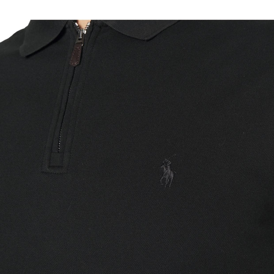 Ralph Lauren Logo Half Zip Polo Shirt