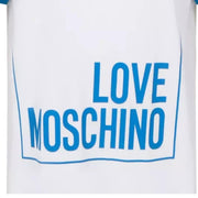 Love Moschino White Large Logo Box T-Shirt