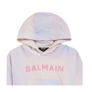 Balmain Kids Printed Logo Ombre Hoodie