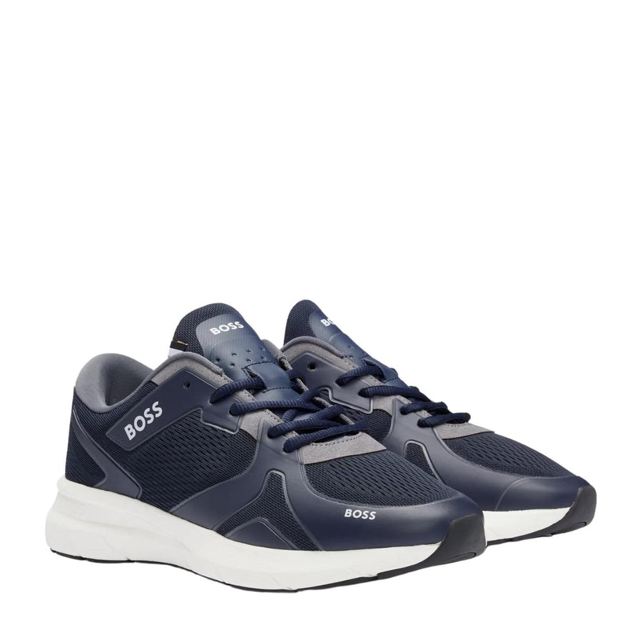 BOSS Owen Runn Dark Blue Trainers