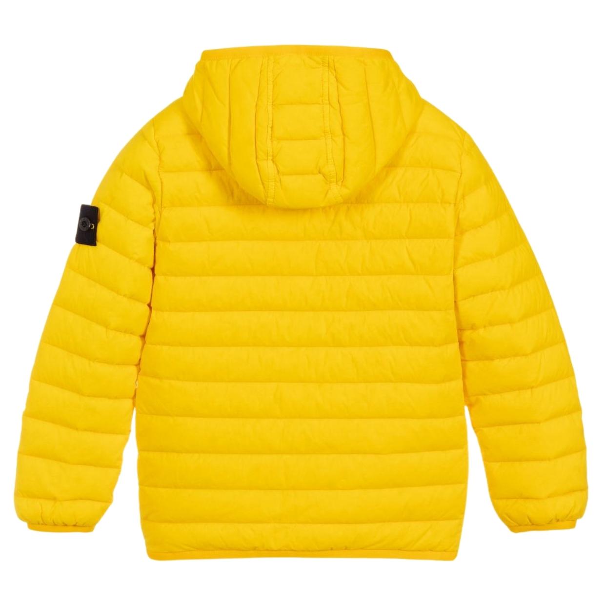 Stone Island Junior Yellow Puffer Jacket